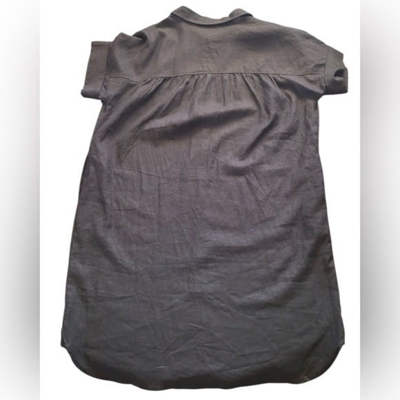 NEW Well Worn Black Button-Down Shirt Dress M - Picture 4 of 10